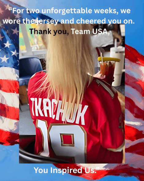 Thank you Team USA - You Inspired Us